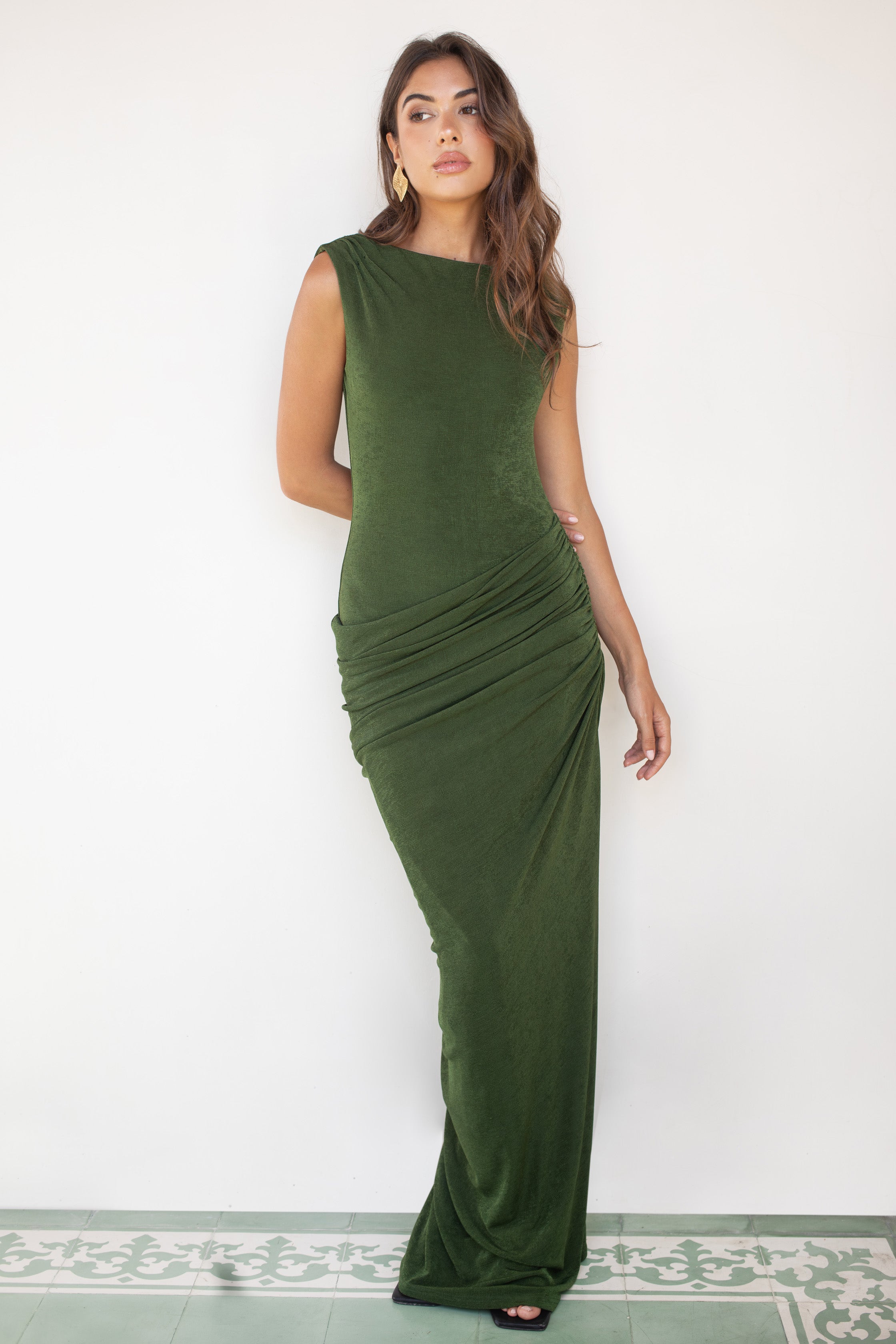 Yasmin in Dark Olive