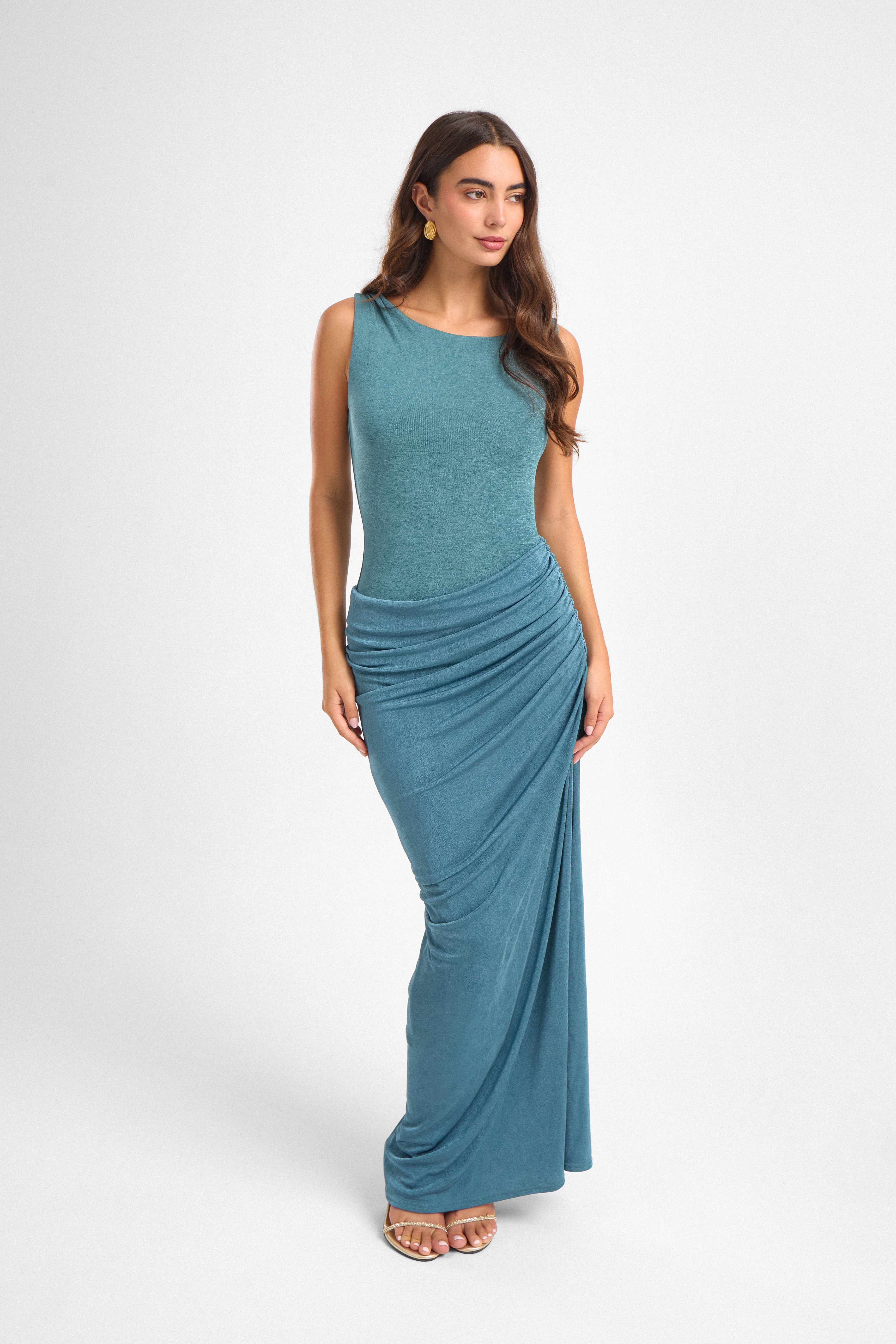 Yasmin in Ocean Blue